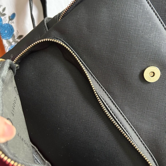 COOFIT black vinyl backpack - Picture 12 of 15